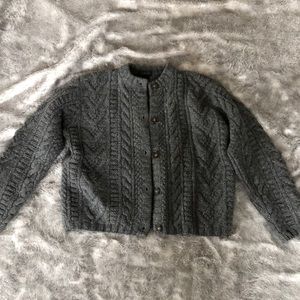 Gray Button Down Sweater